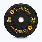 Олимпийски бъмпер тежести Sveltus Training 15 kg black
