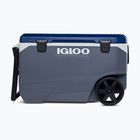 Туристически хладилник Igloo Maxcold Latitude 90 Qt Roller 85 l carbonite/aegean sea