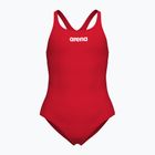 Детски цял бански костюм arena Team Swim Pro Solid red/white