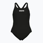 Детски цял бански костюм arena Team Swim Pro Solid black/white