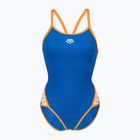 Дамски бански костюм от една част arena Icons Super Fly Back Solid blue/orange 005036/751