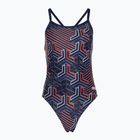 Дамски бански костюм от една част arena Kikko Pro Swimsuit Challenge Back navy/team redwhiteblue