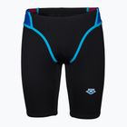 Мъжки бански костюм Arena Icons Swim Panel Jammer black/neon blue/red fandango/turquoise