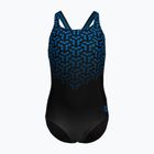 Детски бански костюм от една част arena Kikko V Swim Pro Гърба black/blue china