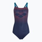 Дамски бански костюм от една част arena Foggy Dots Swim Pro Back navy/ blue cosmo