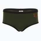 Мъжки боксерки за плуване arena One Low Waist Short Big Logo dark sage/black