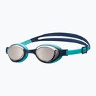 Детски очила за плуване arena Air Jr Mirror silver/navy/water