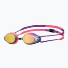 Очила за плуване arena Tracks Mirror copper/plum/bright coral