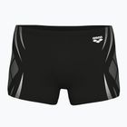 Мъжки къси панталони Arena Poseidonia Swim Short черни/бели боксерки