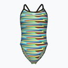 Дамски бански костюм от една част arena Racing Stripe Xcriss Cross black multi/black