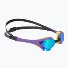Очила за плуване Arena Cobra Ultra Swipe Mirror emerald/plum/cyber lime