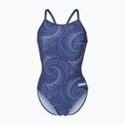 Дамски цял костюм за плуване arena Fireflow Lightdrop Back navy/team navy