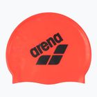 Шапка за плуване arena Big Logo bright coral/asphalt