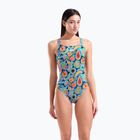 Дамски цял костюм за плуване arena Fruits Lace Plus Back multi/turquoise / multi