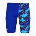 Детски джамъри arena Crowded Swim Jammer neon blue/neon blue multi