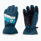 Дамски скиорски ръкавици Rossignol New Piste G deep lake