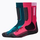 Детски скиорски чорапи Rossignol Essential 2 pack electric fuchsia
