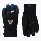 Мъжки скиорски ръкавици Rossignol Strato R-Shell Dry dark navy