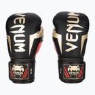 Боксови ръкавици Venum Elite черни/златни/червени