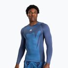 Мъжки Venum Attack Rashguard тренировъчен с дълъг ръкав тъмносин