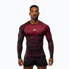 Мъжки тренировъчни гащеризони с дълъг ръкав Venum Tactical XT Rashguards black/burgundy/gold