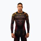 Мъжки рашгард с дълъг ръкав Venum Quetzal Fury Rashguard black/fury red/tangerine