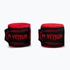 Боксови бандажи Venum Tartan Handwraps 450 cm fury red