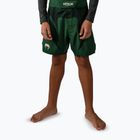 Детски шорти за тренировка Venum Attack Kids Fightshorts forest green/off white