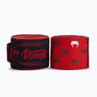 Боксови бандажи Venum Monogram Hand Wraps Advanced 250 cm red