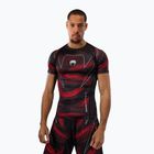 Мъжки рашгард Venum Matupa Short Sleeve black/red/silver
