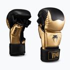 Ръкавици за ММА Venum Attack 2.0 Sparring Leather gold/black