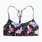 Горна част на бански костюм ROXY Active Bralette 2021 anthracite/floral flow
