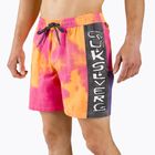 Мъжки къси панталони за плуване Quiksilver Acid Wash 17 розово-оранжево EQYJV03877-MJY6
