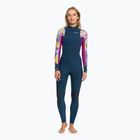 Дамски неопренов костюм за плуване ROXY 4/3 Swell Series FZ anthracite hot tropics swim ax