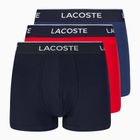 Боксерки Lacoste 5H3389 W64 3 чифта navy blue/red methylene