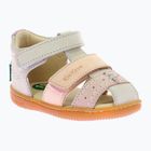 Детски сандали Kickers Kick Bazar в светло розово/цветно