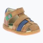 Детски сандали Kickers Kick Pod в цвят камел/нави