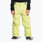 Детски панталони за сноуборд Quiksilver Estate celery green