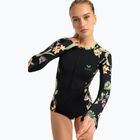 Дамски бански с дълъг ръкав ROXY Zip Lycra anthracite island escape