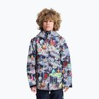 Детско яке за сноуборд DC Basis Print Youth outer world black