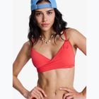 Горнище на бански костюм ROXY Solid Essentials Wrap Bralette hibiscus