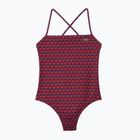 Дамски бански костюм от една част Lacoste MF7264 penumbra / alizarin / red