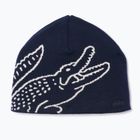 Зимна шапка Lacoste RB3021 navy blue/flour