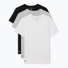 Мъжка тениска Lacoste TH9007 3-pack white/silver chine/black