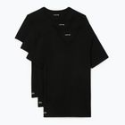Мъжка тениска Lacoste TH9008 3-pack black