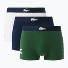 Мъжки боксерки Lacoste 5H1291 3 пакета мащерка/нави синьо/бяло