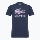 Мъжка тениска Lacoste TH4769 тъмно синьо
