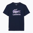 Мъжка тениска Lacoste TH4769 тъмно синьо