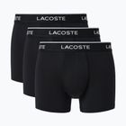 Мъжки боксерки Lacoste 5H3202 Microfibra Negro 3 pack black