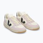 Дамски обувки VEJA V-10 Prime Leather pure/black/parme